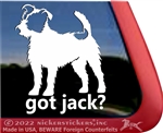 Jack Russell Terrier Window Decal