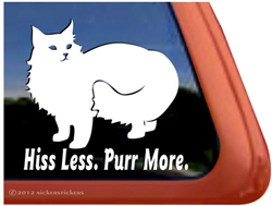 Norwegian Forest Cat Window Decal