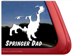 Springer Spaniel Window Decal