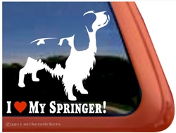 Springer Spaniel Window Decal