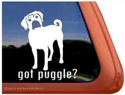 Puggle Window Decal