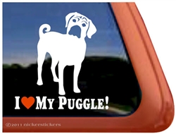 Puggle Window Decal