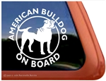 American Bulldog Window Decal