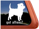 Got Affens? Affenpinscher Dog iPad Car Truck RV Window Decal Sticker