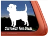 Custom Affenpinscher Dog iPad Car Truck RV Window Decal Sticker