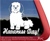 Havanese Day Vinyl Adhesive Window Dog Decal Sticker