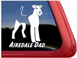 Airedale Terrier Window Decal