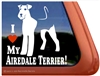 Airedale Terrier Window Decal