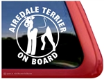 Airedale Terrier Window Decal