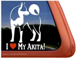 Akita Window Decal