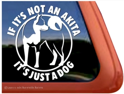 Akita Window Decal