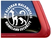 Alaskan Malamute Window Decal