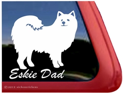 American Eskimo Window Decal