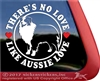 Haulin' Auss Aussie Australian Shepherd Dog Car Truck RV Window Decal Sticker