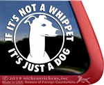 Whippet Window Decal