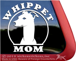 Whippet Window Decal