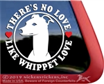 Whippet Window Decal