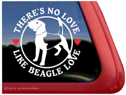 Beagle Window Decal