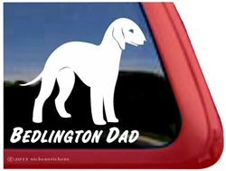 Bedlington Terrier Window Decal