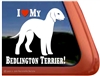 Bedlington Terrier Window Decal