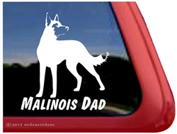 Belgian Malinois Window Decal