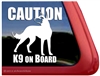 Belgian Malinois Guard Dog Car Truck RV Window Decal Sticker