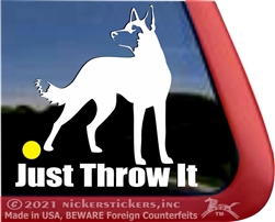 Belgian Malinois Guard Dog Car Truck RV Window Decal Sticker