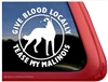 Belgian Malinois Window Decal