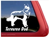 Belgian Tervuren Window Decal