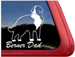 Bernese Mountain Dog Window Decal