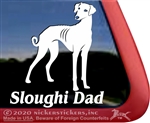 Sloughi Dog Sighthound Window Decal