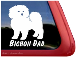 Bichon Frise Window Decal