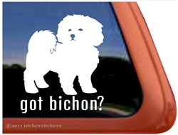 Bichon Frise Window Decal