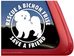 Bichon Frise Window Decal