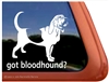 Bloodhound Window Decal