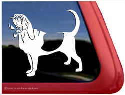 Bloodhound Dog Window Decal