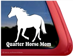 Quarter Horse Trailer Window Decal