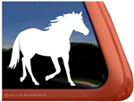 Quarter Horse Trailer Window Decal