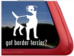 Border Terrier Window Decal