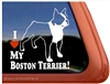 Boston Terrier Window Decal