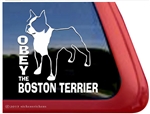 Boston Terrier Window Decal