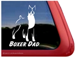 Boxer Dog Decal Sticker Car Auto Window iPad