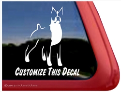 Custom Boxer Dog Decal Sticker Car Auto Window iPad