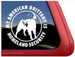 American Brittany Window Decal