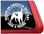 American Brittany Window Decal