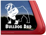 Bulldog Window Decal