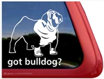 Bulldog Window Decal