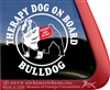 Bulldog Window Decal