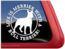 Bull Terrier Window Decal