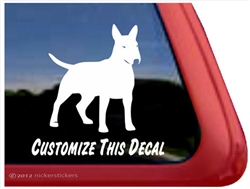 English Bull Terrier Window Decal